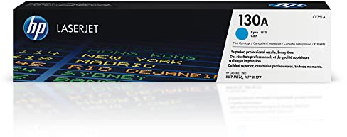 HP 130A Original Toner (geeignet Color LaserJet Pro M176n, Color LaserJet Pro M177fw) blau