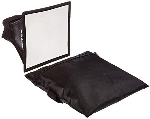 Polaroid Universal Studio Soft Box Flash Diffuser for Canon EOS, Nikon, Olympus, Pentax, Panasonic, Sony, Sigma, & Other External Flash Units (7 x 6 Inch Screen)