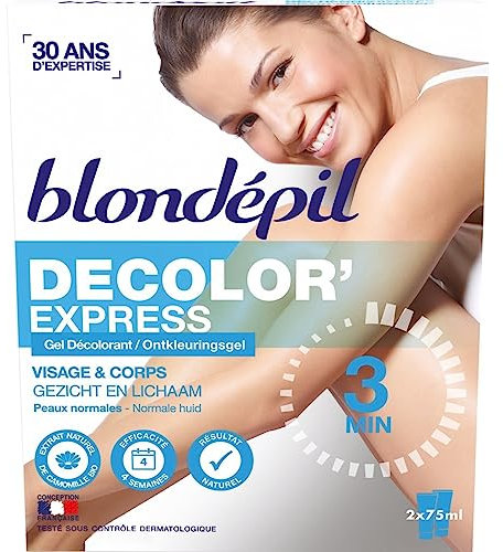 Blondepil Gel Décolorant pour Corps et Visage, 2 x 75ml