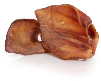 Grobys Futterkiste Schweineohren Premium Qualität aus Deutschland, Verpackungseinheit Stück:50 Stück