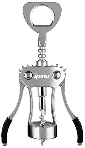 IPOW WJ-098 Red Wine Beer Bottle Opener Wing Corkscrew
