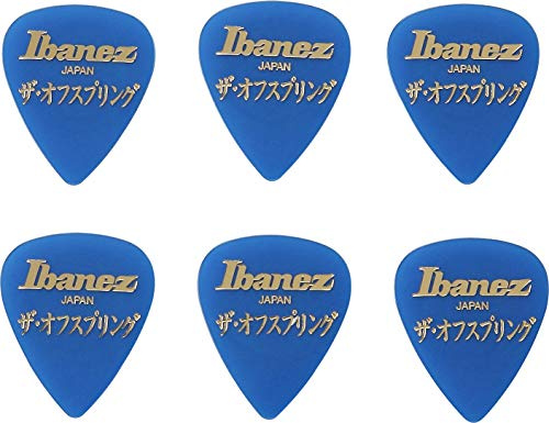 IBANEZ Signature Picks The Offspring Heavy 1,0mm - blau aus pvc 6er Pack (BOS-BL)