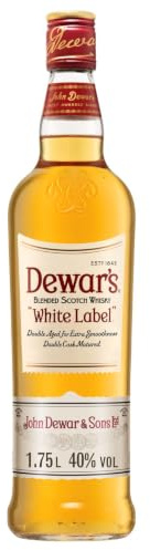 DEWAR'S White Label Blended Scotch Whisky, barrica de roble, 40%, 175 cl