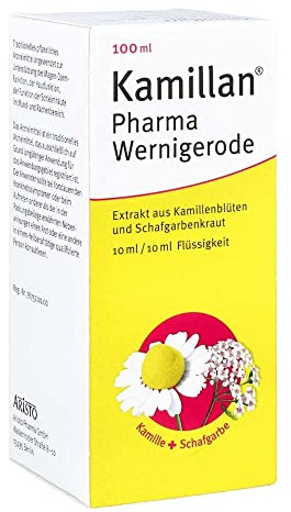 Kamillan Pharma Wernigerode 100 ml – Natürliche Pflanzenkraft aus Kamille und Schafgarbe für Haut, Schleimhäute und Magen-Darm-Beschwerden