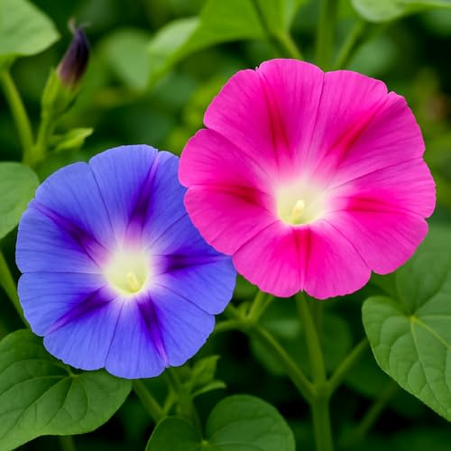 Purpur-Prunkwinde Mix – Ipomoea purpurea – 100 Samen | Einzigartige Kletterpflanze mit leuchtenden Blüten
