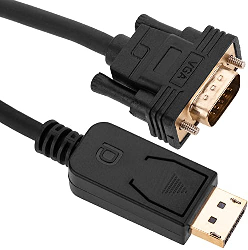 BeMatik - Cable DisplayPort Macho a VGA Macho de 1 m