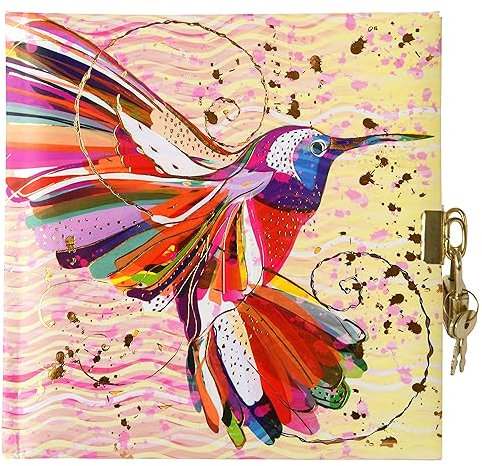 goldbuch Tagebuch Flower Kolibri, 165 x 165 mm
