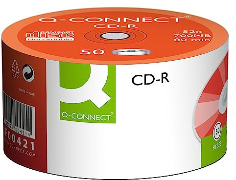 Q Connect CD-R 700MB/80minutes Spindle (50 Pack)