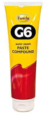 Farécla G6 Rapid Grade Paste Compound 400g (G6-400) – Fast Cut Paste for Cured Paint, Removes P1500 Scratches, Suitable for OEM and Refinish Work, Silicone-Free