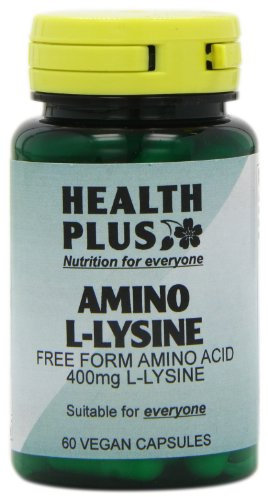 Health Plus Amino L-Lysine HCL 500mg Amino Acid Supplement - 60 Capsules