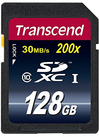 Transcend 128GB SDXC/SDHC Class 10 (Premium) Memory Card