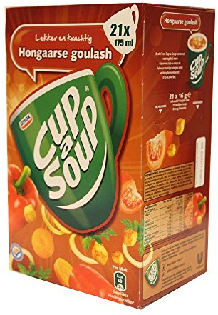 Unilever Ungarische Gulaschsuppe, Coup a Soup, Tütensuppe, Tassensuppe, 21 x 175ml