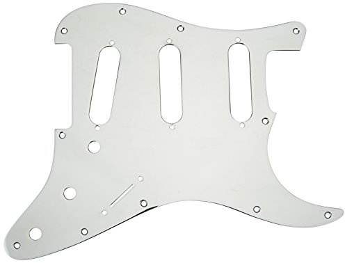 Fender 099-1360-100 1-Ply Chrome-Plated 11-Hole Mount S/S/S Stratocaster Pickguard