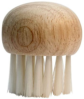 CUISINOX Mushroom Brush, Beechwood, Brown, 1.5 Inches