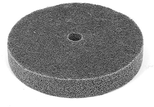 sourcing map a15122800ux0618 - Disco abrasivo para pulir rueda de fibra de nailon (150 mm de diámetro, 25 mm de grosor)