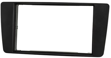 tomzz Audio 2450-015 Doppel DIN Radioblende kompatibel mit Skoda Octavia II III Skoda Yeti schwarz