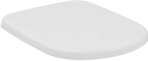 Ideal Standard Toilet seat and Cover, D-Shape, Soft-Close seat with Quick-Release Function for Easy Cleaning, Scratch-Resistant duroplast – White (365x425x40 mm)