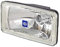 HELLA 1FD 005 700-471 Halogen-Fernscheinwerfer - Comet 550 - 12V - rechteckig - Referenzzahl: 17.5 - geschraubt - gemusterte Streuscheibe - Lichtscheibenfarbe: glasklar - rechts/links