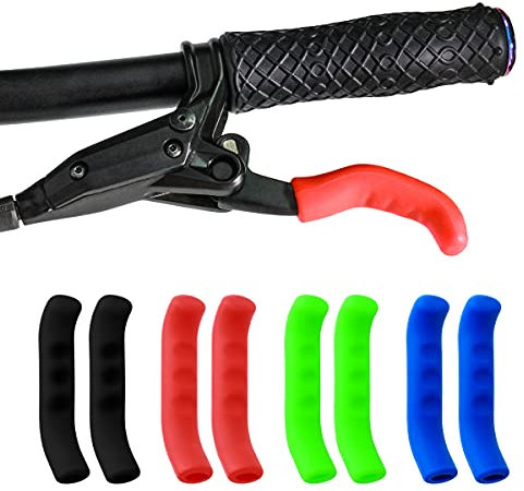 ZFZ Bike Brake Lever Sleeve Grip Protector Cover 1 Pair Black