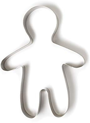 Decora 0256101 Sagoma Inox Bimbo 21 x 28 x h 4,5 Cm