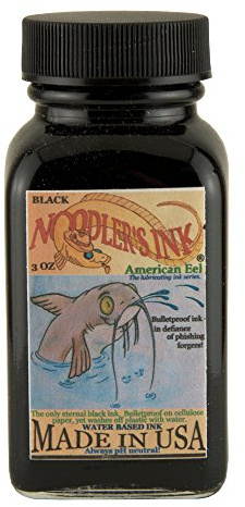 Noodler's Fountain Ink, 3 oz Bottle, Black Eel (19207)