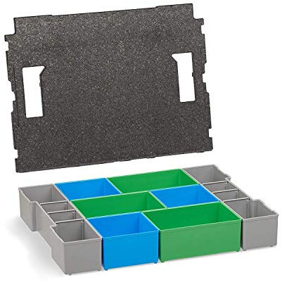 Rangement Vis | L-BOXX 102 Boîte de Cloisonnement | CD3 Inserts avec Deckenpolster | Tri pour Petites Pièces | Rangement Vis