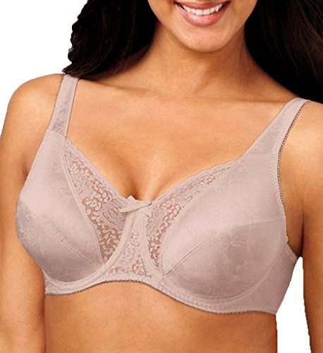 PLAYTEX Womens Secrets Love My Curves Signature Floral Underwire Full Coverage Us4422 Bras, Sandshell, 38D US