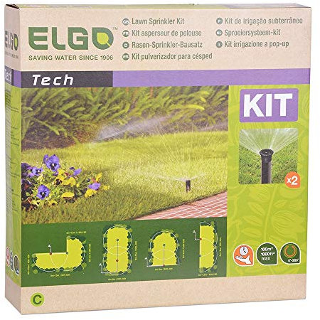 Elgo Pop Up Lawn Sprinkler Kit