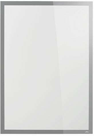 Durable Info-Rahmen Duraframe Poster Sun (70 x 100 cm, Plakatrahmen für Schaufenster) 1 Stück, silber, 500723