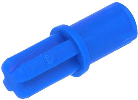 50 x LEGO® Technik, Achspin mit Reibungsstellen längs Blau