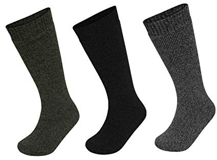 Sock Stack 3 Pairs Men's Wellington Boot Socks Thick Thermal Wellie Sock Warm Durable & Comfort fit Outdoor UK Size 6-11