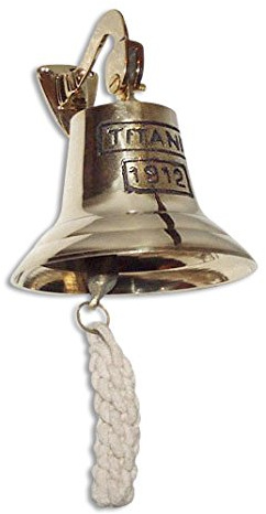 zeitzone Nostalgische Schiffsglocke Titanic Messing Glocke 19cm