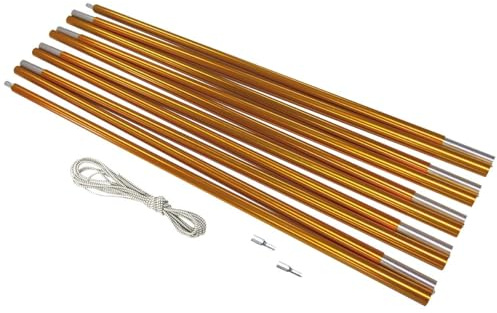 Bo-Camp Ersatz-Set, Gebogene Stange, Aluminium