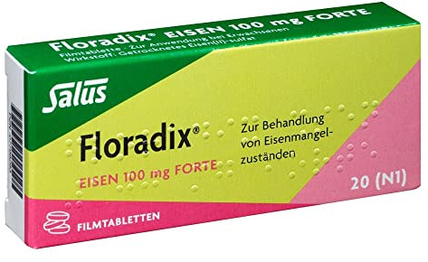 Floradix Eisen 100mg forte 20 stk