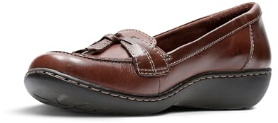 Clarks Women's Ashland Bubble Loafer, Brown Multi, 9