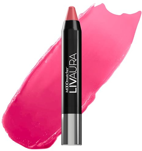FRAN WILSON MOODmatcher Twist Stick Original Color-Change Lipstick, PINK-12 HOUR Long Wear, Waterproof, Ultra Hydrating with Aloe & Vitamin E, Smudgeproof, Fadeproof & Kissproof, 0.10 Oz (2.9g)
