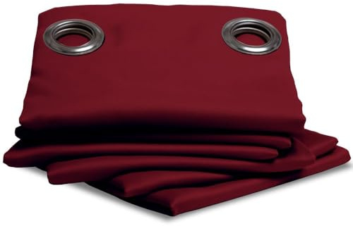 Moondream, wärmeisolierender Verdunkelungsvorhang, 1 Panel, Red - Garnet, W145 x H180 (57x70) (57x70)