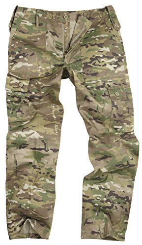 6 Pocket Camouflage Combat Cargo Trousers - Multi Camouflage (28)