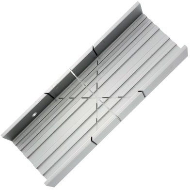 Modelcraft Aluminium Mitre Box, grey, PSA35/260