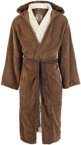 Star Wars Jedi Peignoir de bain Taille unique Marron/beige