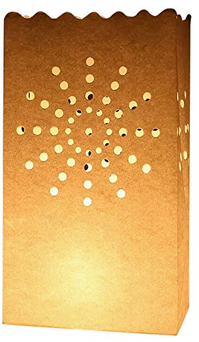30pcs Papier Handwerk Taschen Taschen für Kerzen Verbreitung Licht-Kerze Laterne