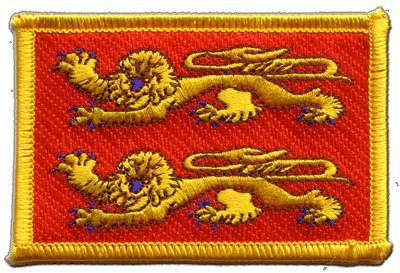 Digni Écusson brodé Flag Patch France Basse Normandie - 8 x 6 cm
