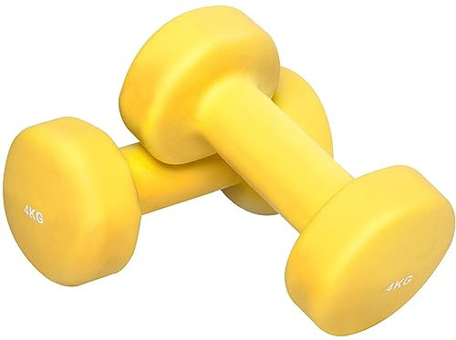 GORILLA SPORTS® Neopren Kurzhanteln - 2er Set, Hantelbaum, 2x0,5kg, 2x1kg, 2x2kg, 2x3kg, 2x4kg, 2x5kg, Hanteln, Hantelset, Dumbbells, Gymnastikhanteln, Kurzhantelständer (e) 8kg (2x4kg))