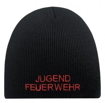 Fan-O-Menal Beanie Mütze Jugendfeuerwehr 55609 schwarz