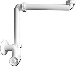 SOLIDO 9003076003976 5/4 x 30 mm Raumspar-Möbelsiphon, weiß