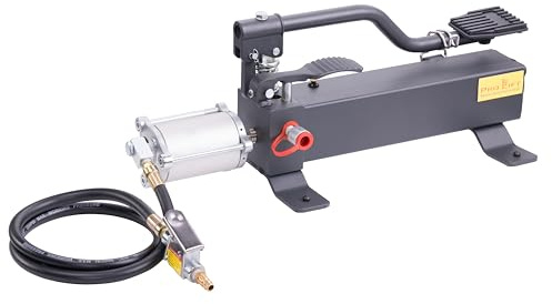 Pro-Lift-Montagetechnik Hydraulikpumpe, Fußpumpe mit Fußpedal und Pneumatikantrieb, ATV, 00048