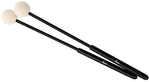 XDrum MM4 Xylophonschlägel - Lieferung im Paar - Vibraphonschlägel mit Länge: 31cm - Kopf aus Filz- Kopfdurchmesser: 2,8cm - Filzkopf