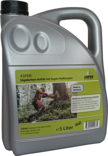 5 Liter ASPEN mineralisches Kettenöl Sägeketten-Haftöl Sägekette Kettensäge
