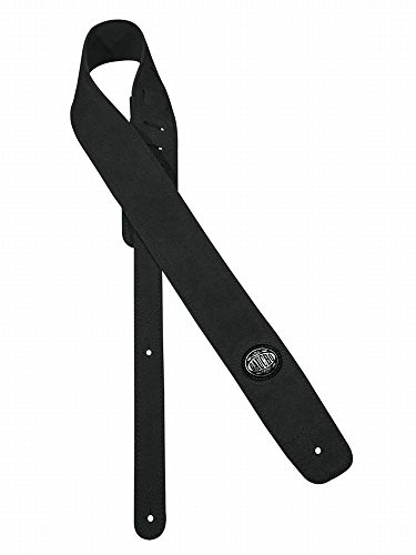 Gitarrengurt/Guitar-Strap Gaucho GST-610-NT Wildleder schwarz
