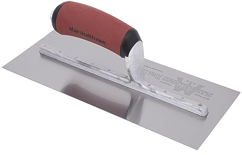 Marshalltown Mxs73d - Cazzuola, 30 cm, impugnatura in Durasoft, colore: Rosso